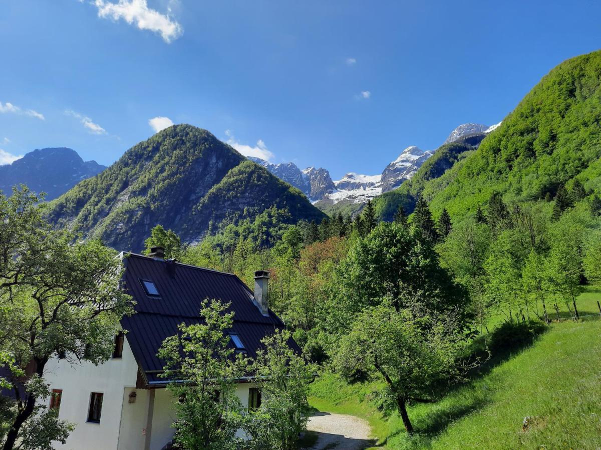 Apartment Pretner, Lepena Soča Buitenkant foto