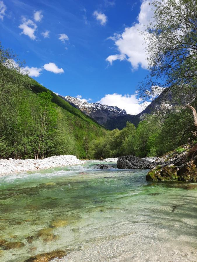 Apartment Pretner, Lepena Soča Buitenkant foto