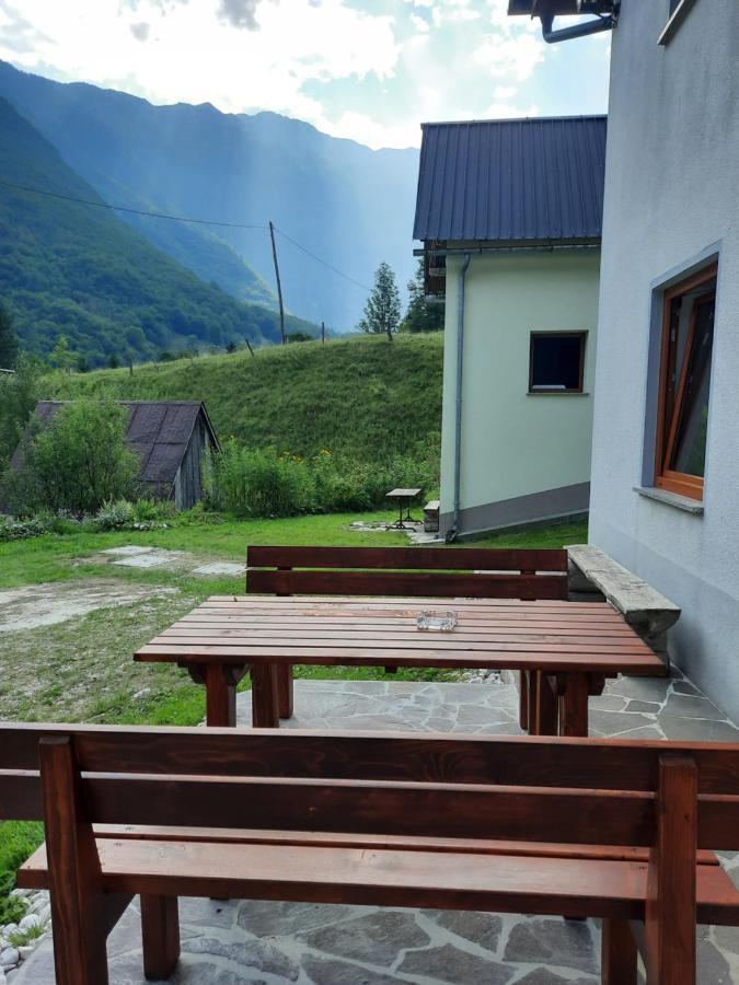 Apartment Pretner, Lepena Soča Buitenkant foto