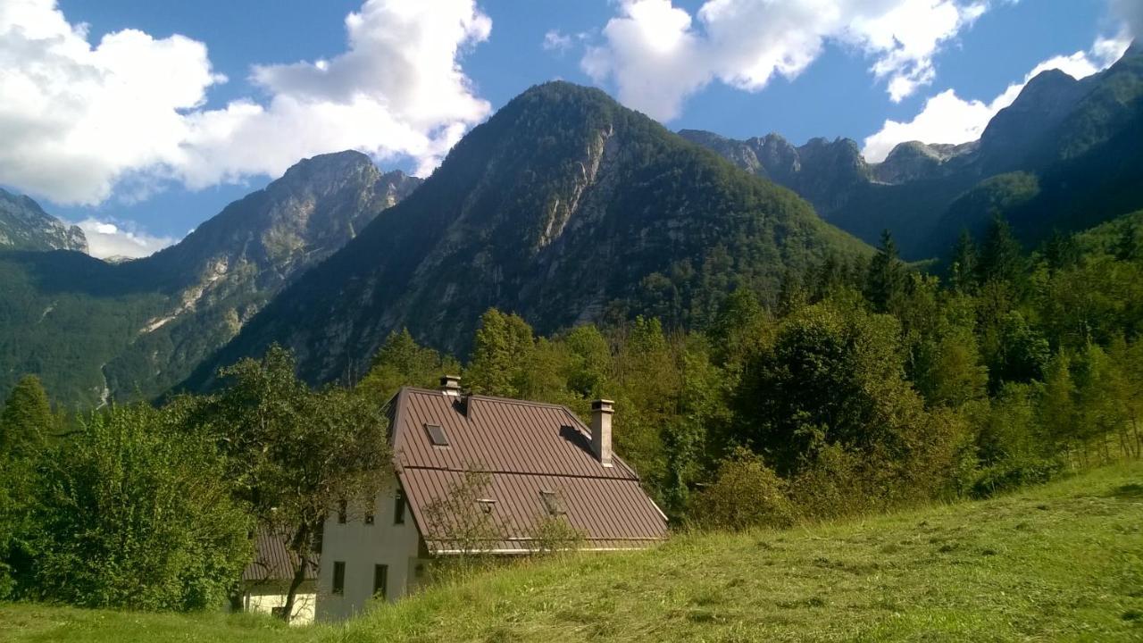 Apartment Pretner, Lepena Soča Buitenkant foto